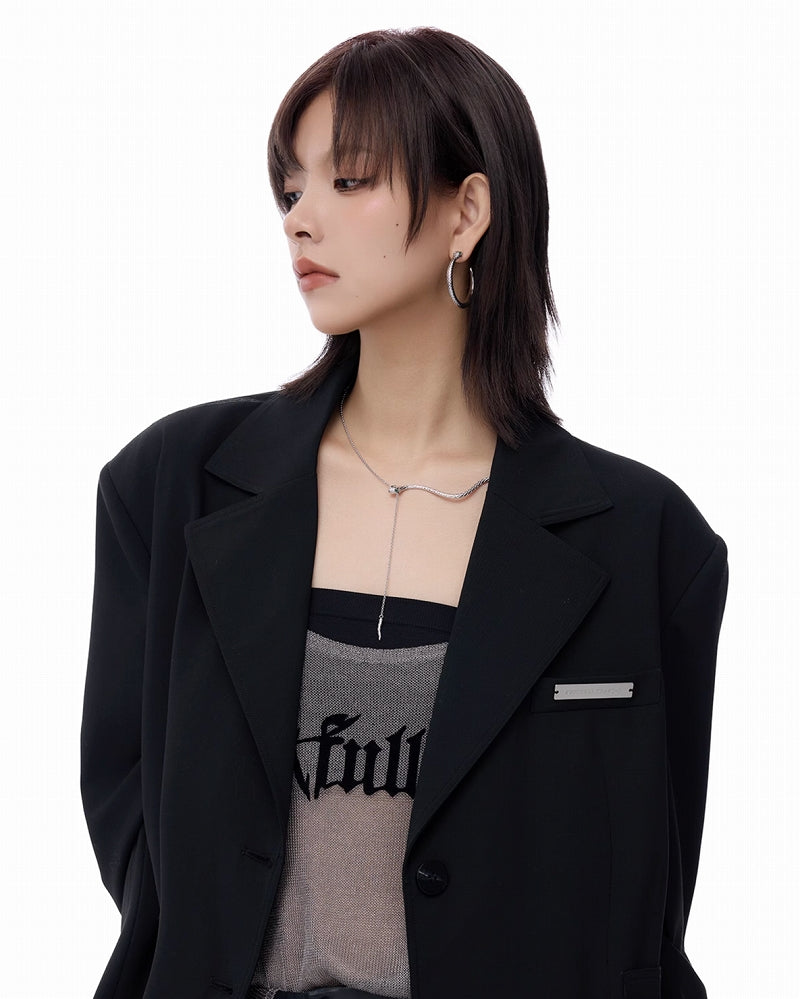 Snake Green Earrings