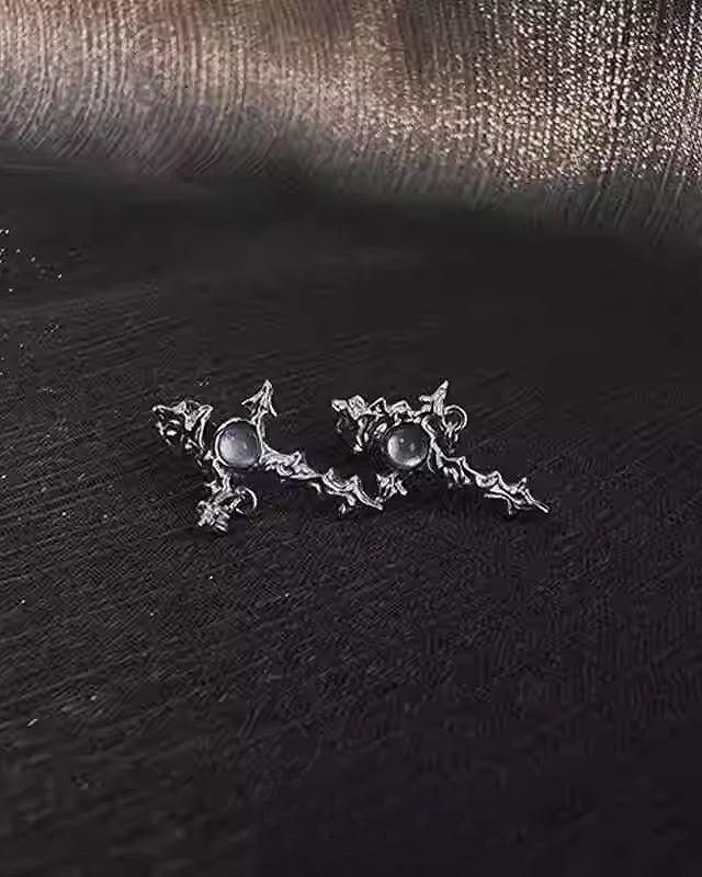 Star Blindness Cross Earrings