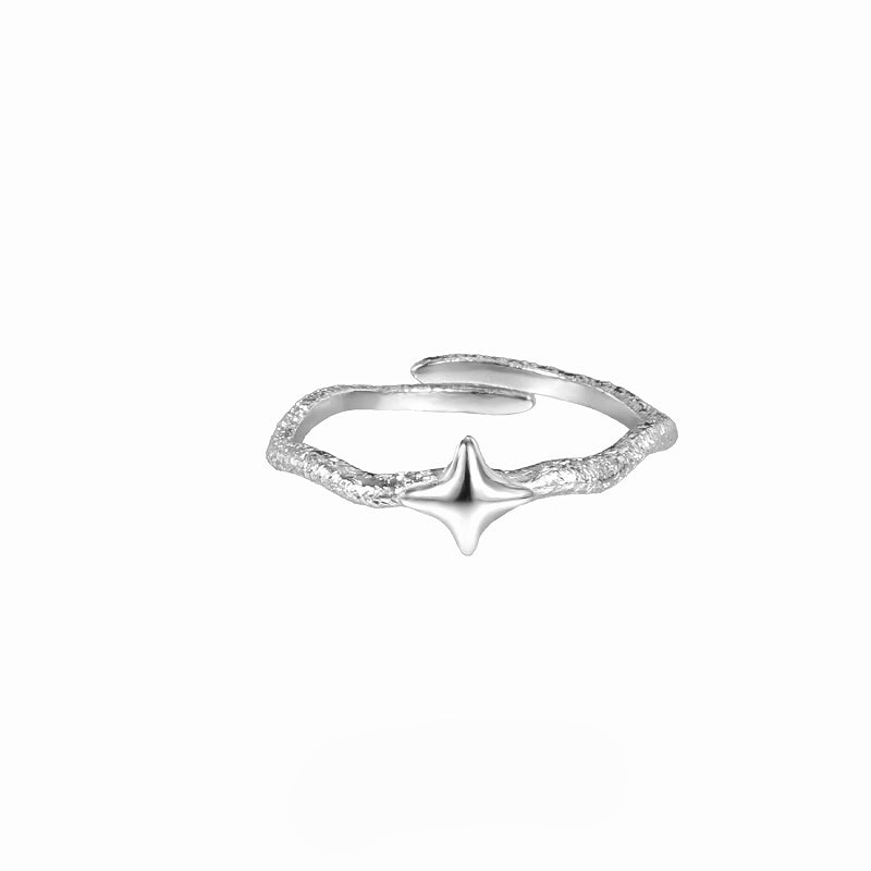【1ST XULIE】Four Pointed Star Ring pg846