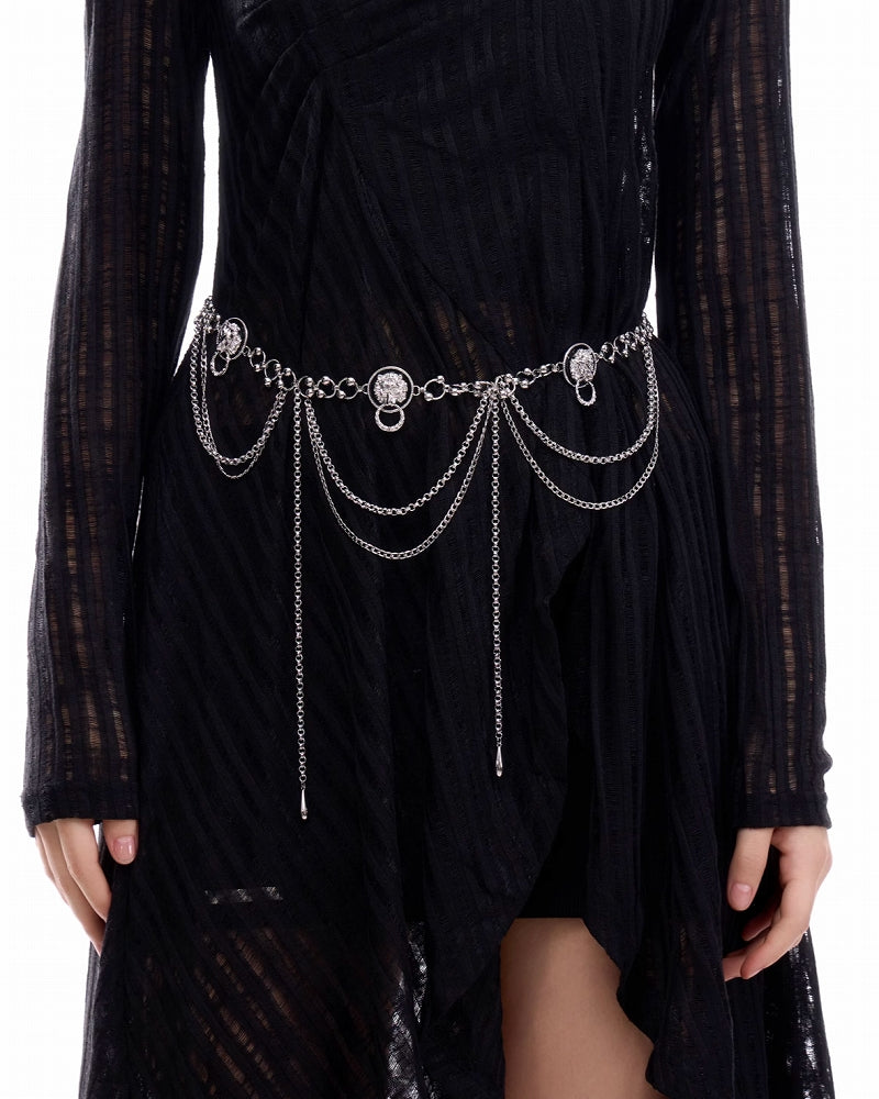 Suanni Lion Head Waist Chain 01