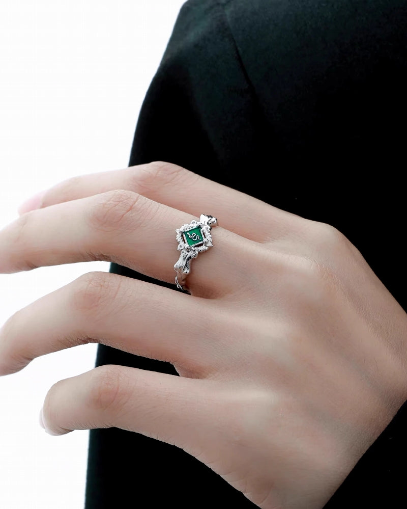 【1ST XULIE】Slytherin Snake Ring pg1626