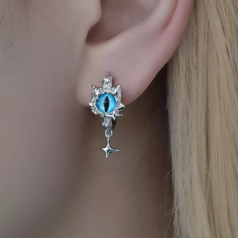 Devil Eye Star Ear Cuffs