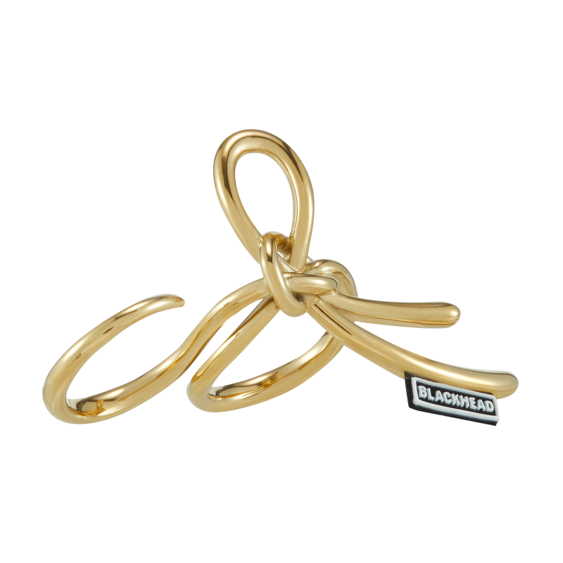【BLACKHEAD】B Label Knot Ring pg84