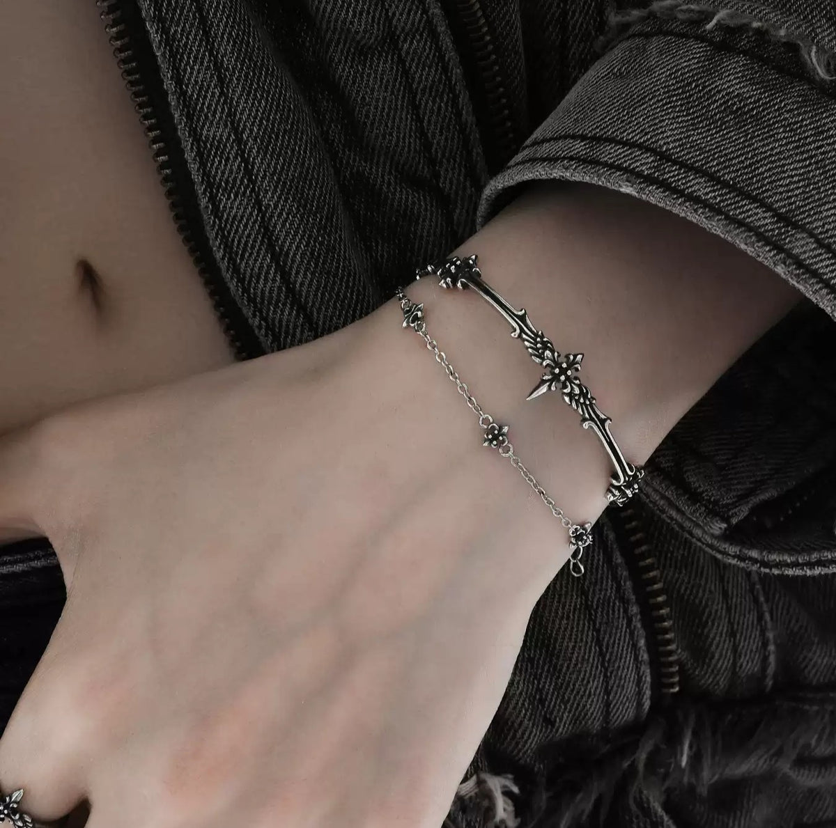 Fallen Angel Double-Layer Bracelet