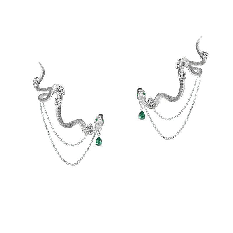 Snake Dance Rose Cuffs 01