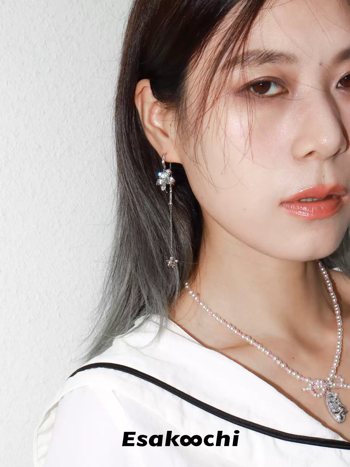 Elegant Floral Metal Earrings