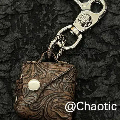 Vintage Blue Headset Organizer Charm