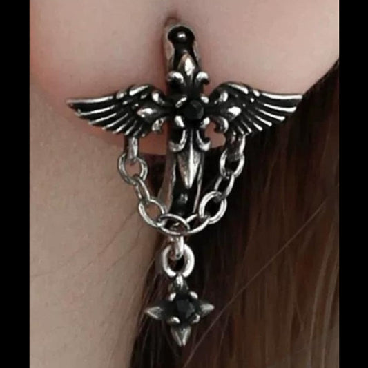 Angel Wing Ear Cuff Earrings