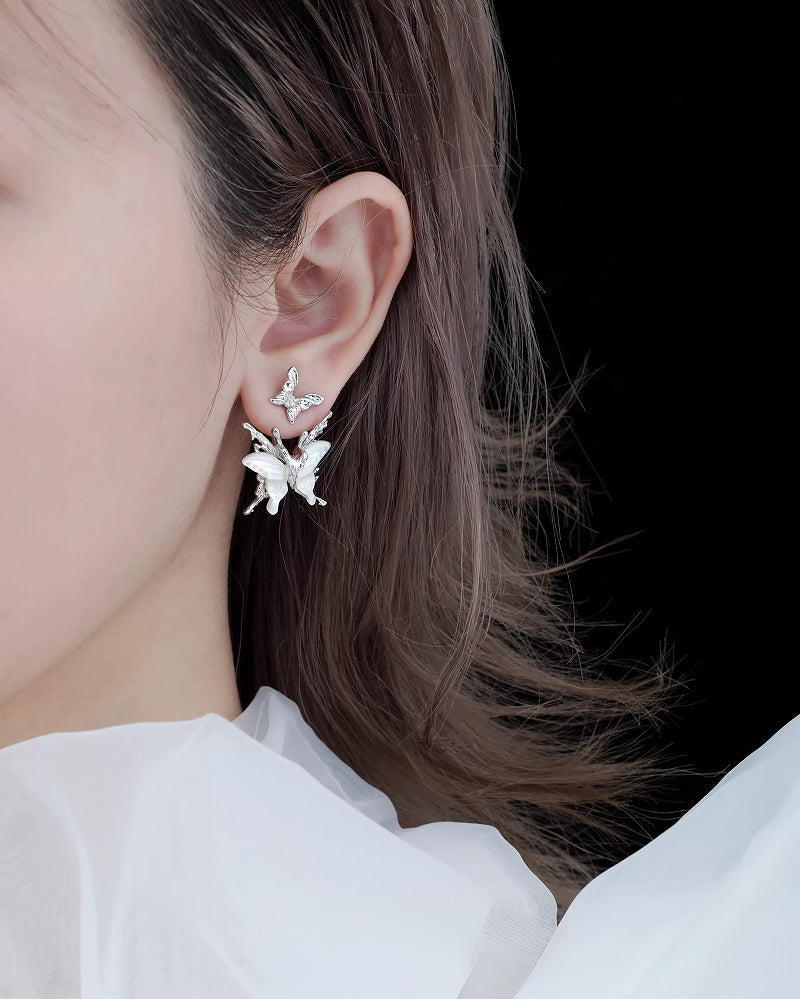 [1ST XULIE] Butterfly Skeleton Earrings 03 pg347