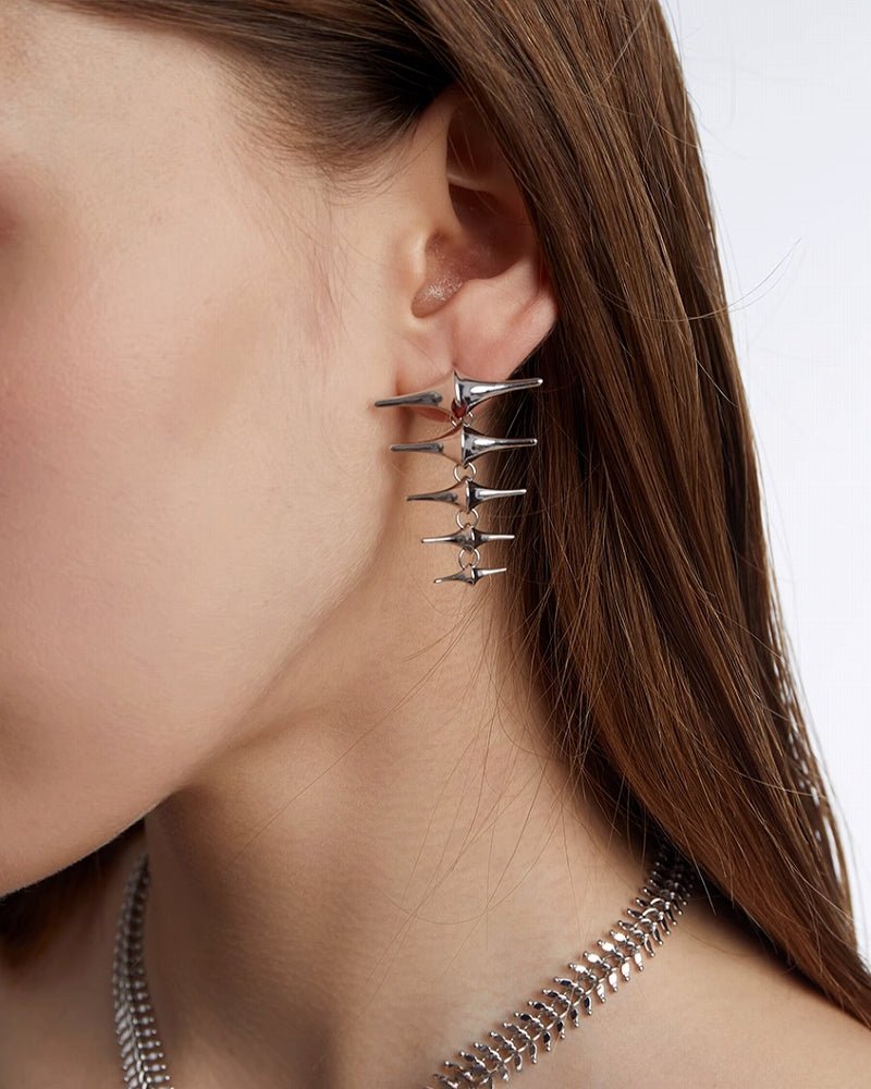 【OCTO VITA】Eternal Spinal Bone Earrings pg692