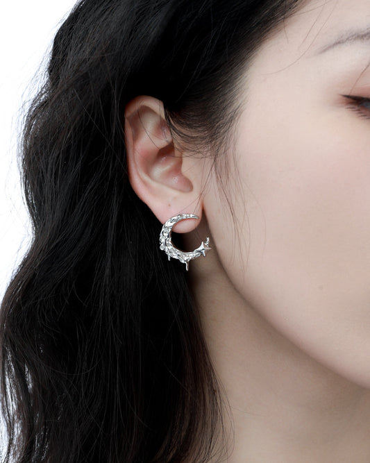 [1ST XULIE] Melting Moon Earrings pg1192