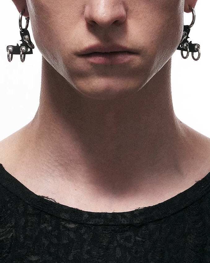 [BLACKHEAD]Punk Mania Graffiti Earrings pg1415