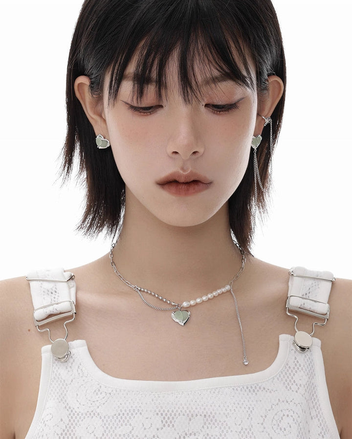 【SUMIYAKI】Green Tea Heart Necklace02 pg960