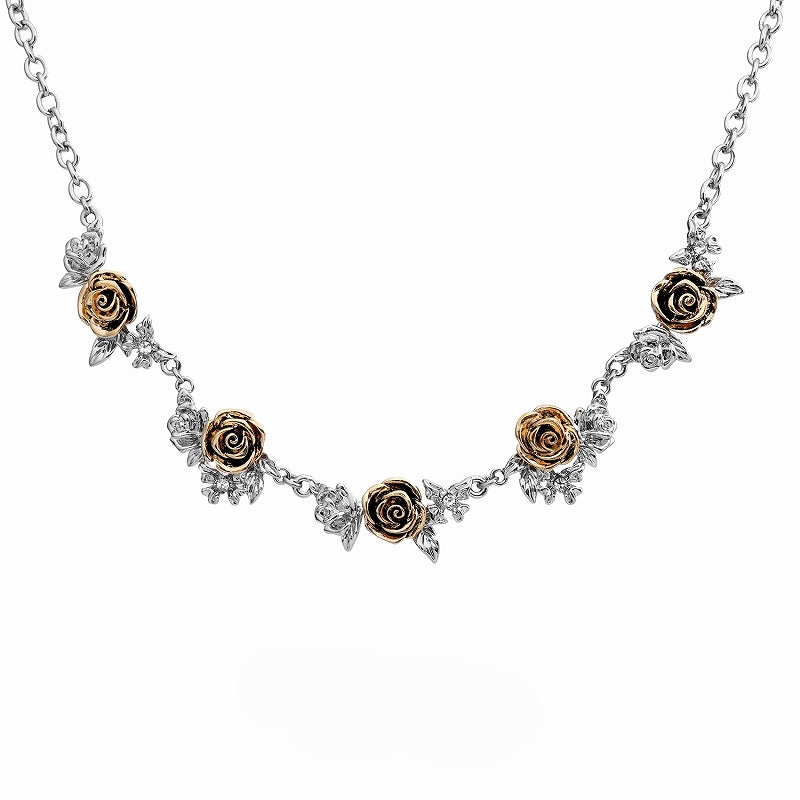 [1ST XULIE] Sunset Rose Layer Necklace pg1804