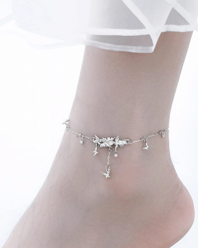 【1ST XULIE】Fog Butterfly Forest Anklet pg780