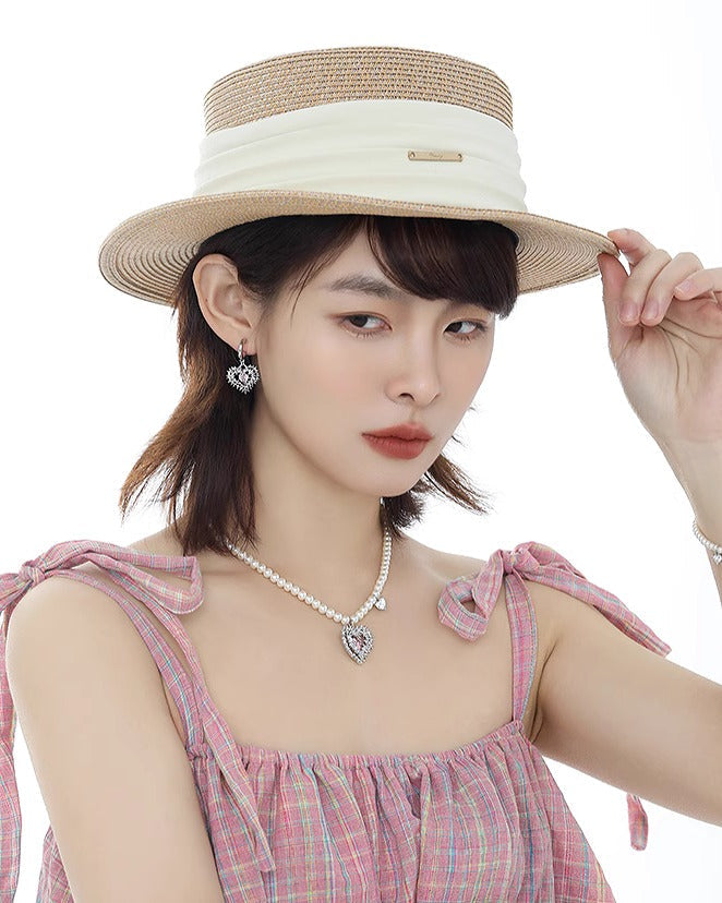 Pink Heart Spiked Thorn Earrings 02