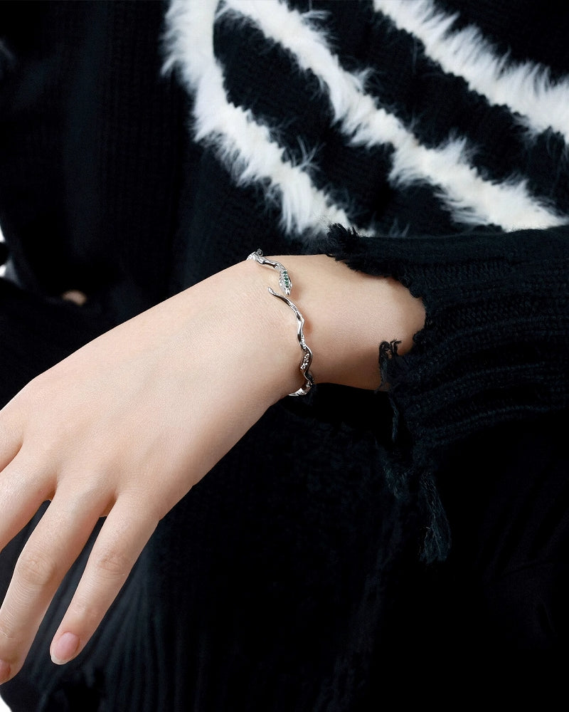 【OOMEOO】Forest Of Desire Snake Bracelet pg836