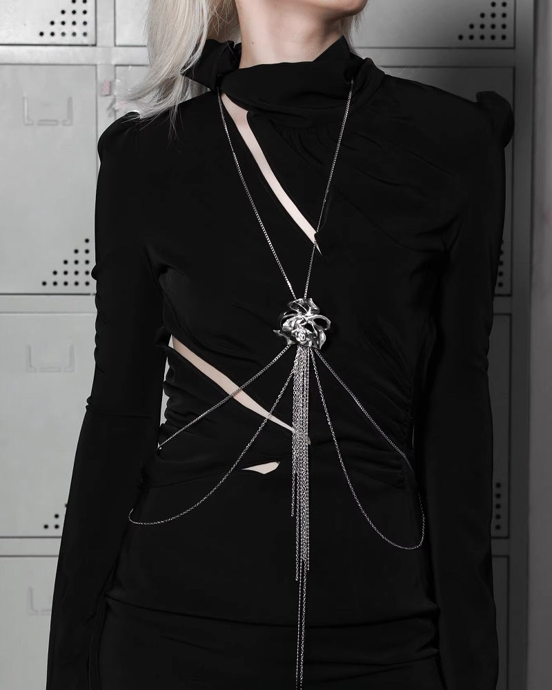 【1ST XULIE】Rose Body Chain pg1508