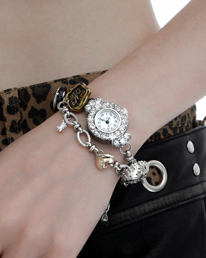 【1ST XULIE】Time Mirror Watch Bracelet pg1903