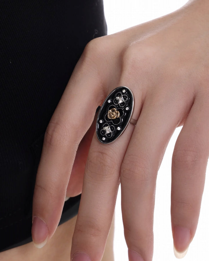 【SUMIYAKI】Retro Rose Ring pg1488