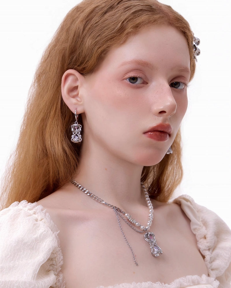 [SUMIYAKI] Hourglass Tassel Necklace pg988