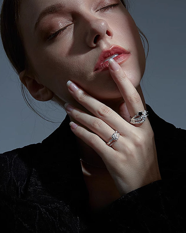 [FAITMAIN] Lunar Eclipse Stone Branch Hollow Ring pg1158