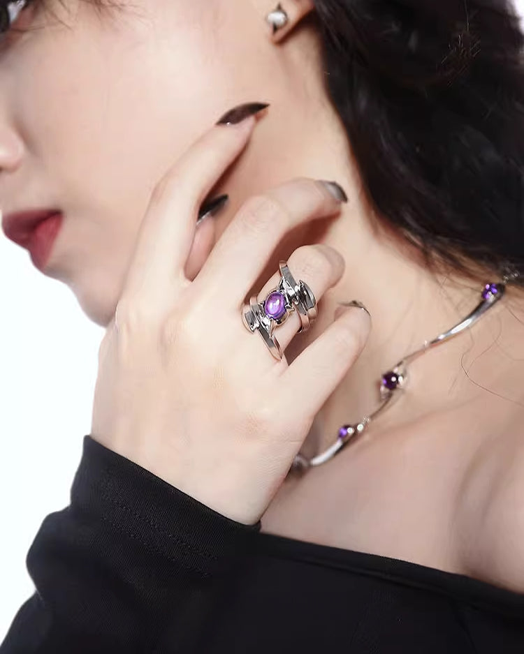 [OCTO VITA] Cosmic Scorpion Tornado Ring pg465