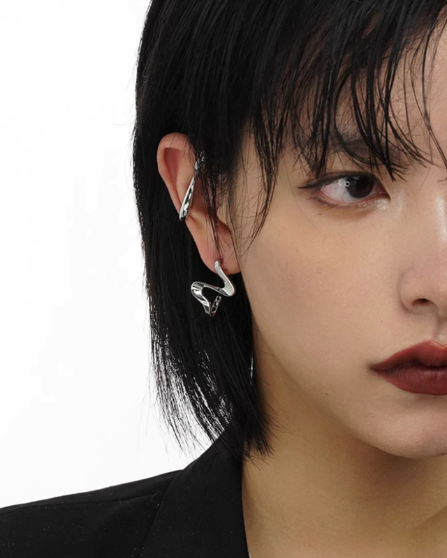 【SUMIYAKI】Silk Ribbon Earrings pg1605