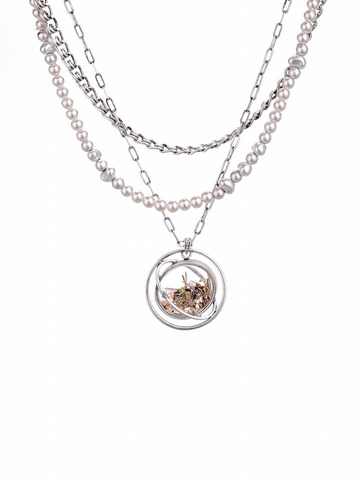 [SUMIYAKI] Planet Layer Necklace pg1386