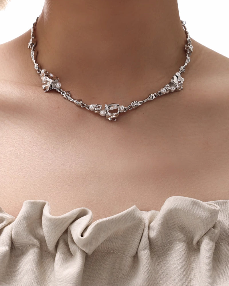 [SUMIYAKI] Lava Cube Ice Necklace pg1050