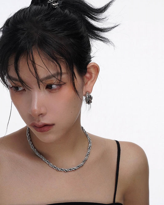 [SUMIYAKI] Snake Shape Winding Necklace pg1657