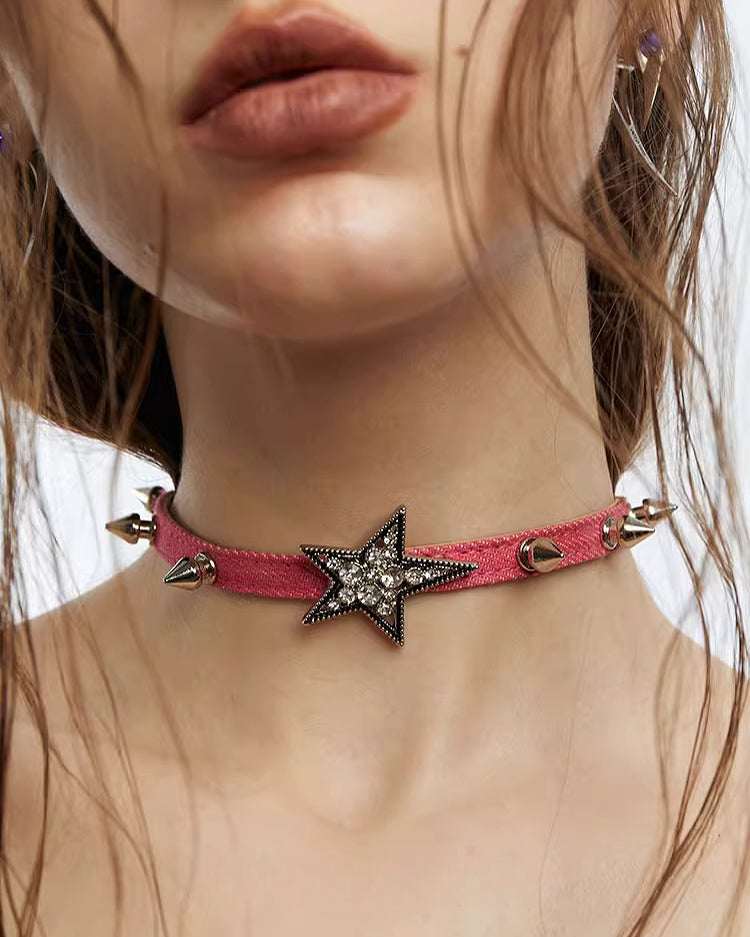 [OCTO VITA] Spicy Girl Dopamine Star Choker pg1670