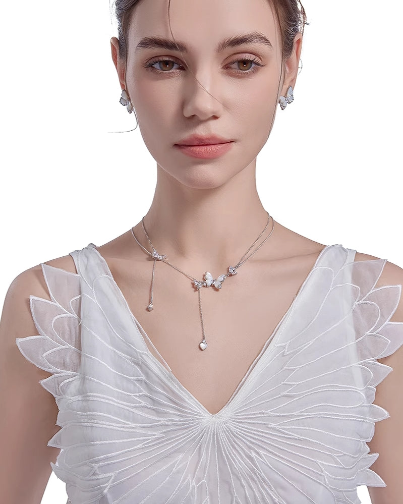 【MASW】Butterfly Dance Layer Necklace pg284