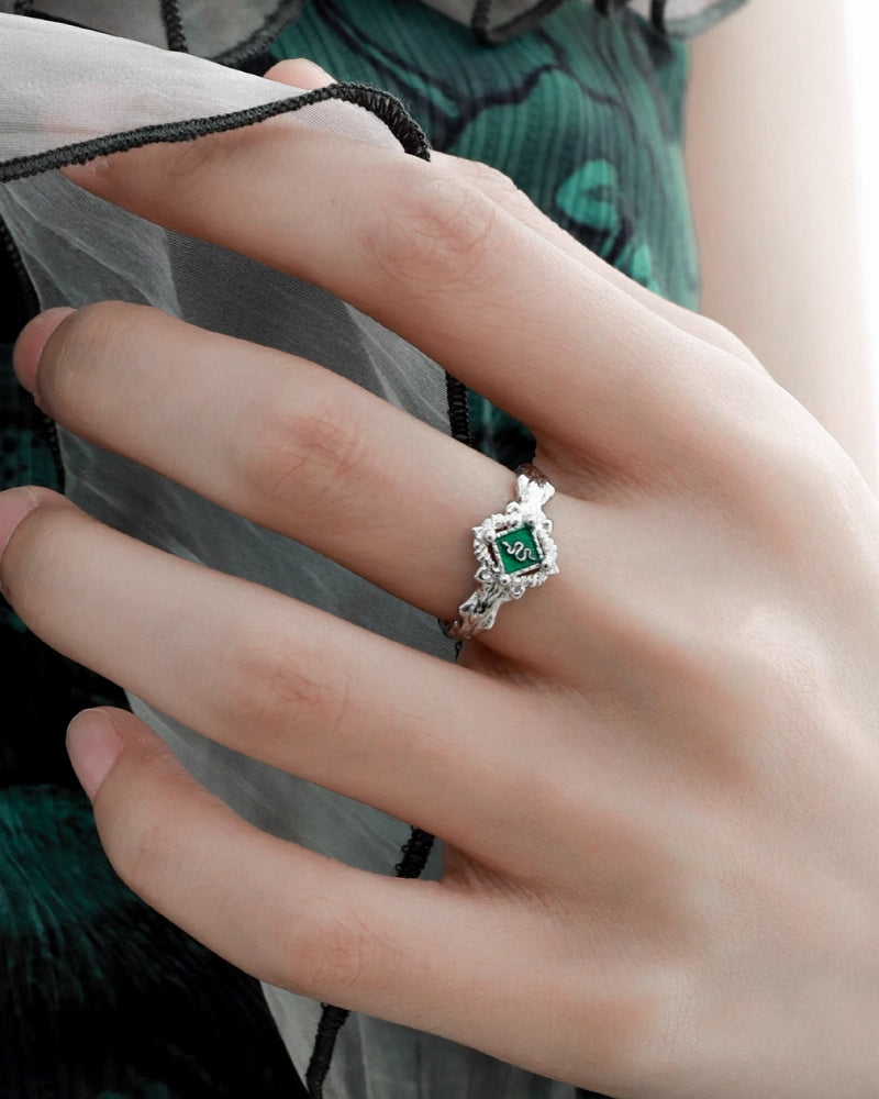 【1ST XULIE】Slytherin Snake Ring pg1626