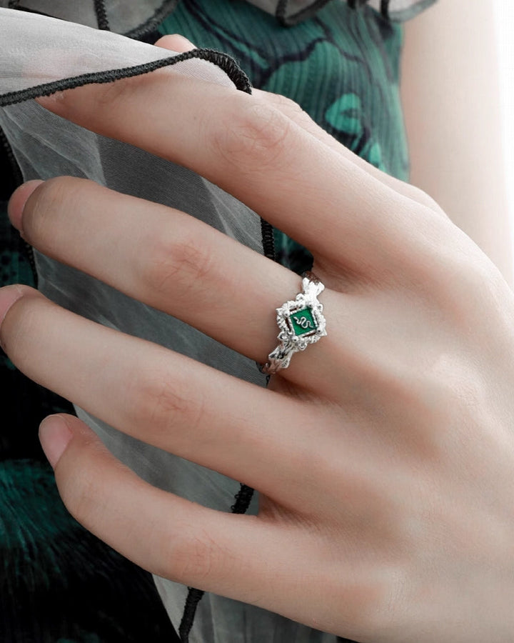 [1ST XULIE] Slytherin Snake Ring pg1626