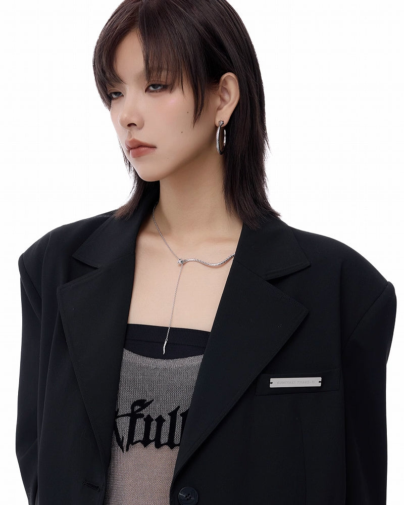 Snake Green Earrings