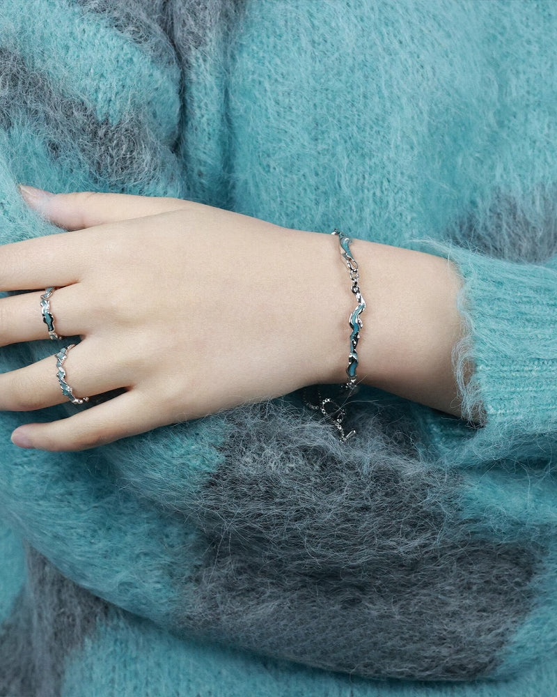 【OOMEOO】Blue Waves Bracelet pg231