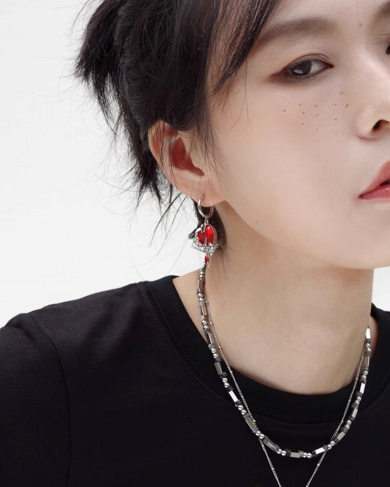 [Esak∞chi]Melting Love Asymmetric Earrings pg1190