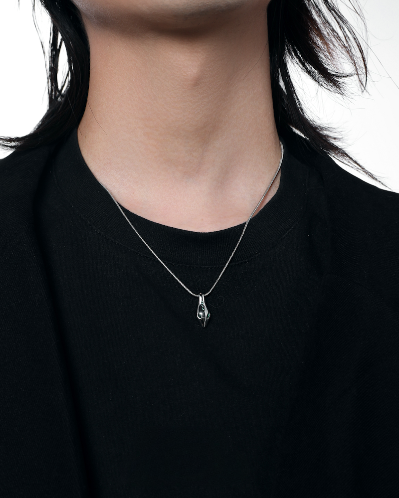 [1ST XULIE] Green Snake Necklace pg952