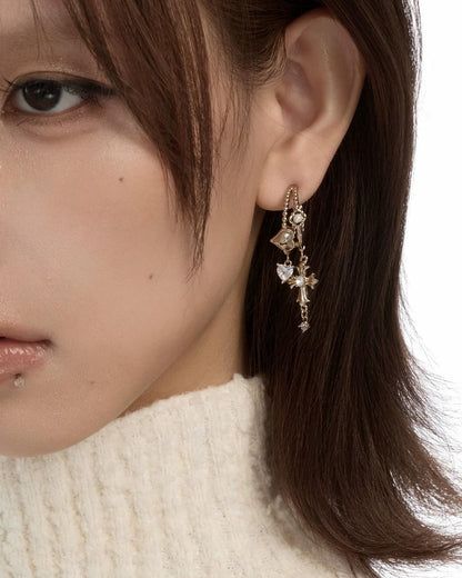 Love Lock Double Layer Earrings