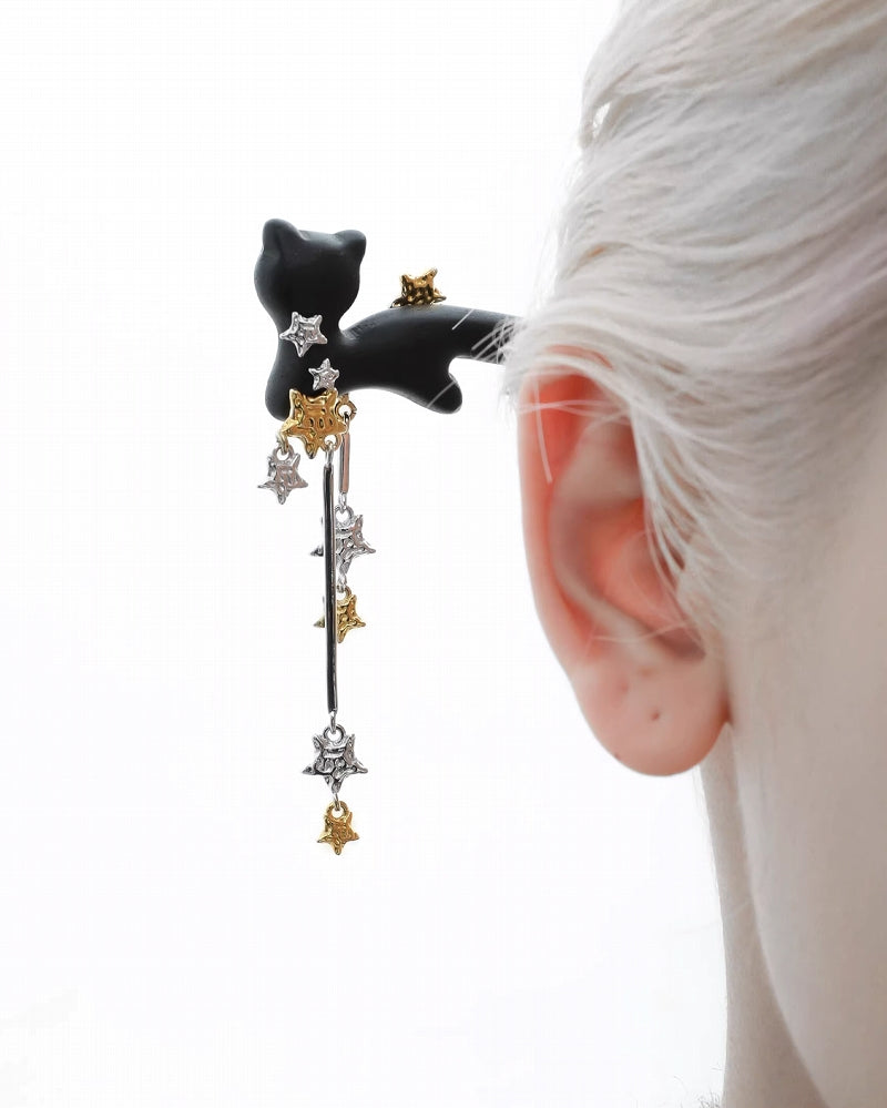 [1ST XULIE] Star Cat Tassel Hairpin pg1712