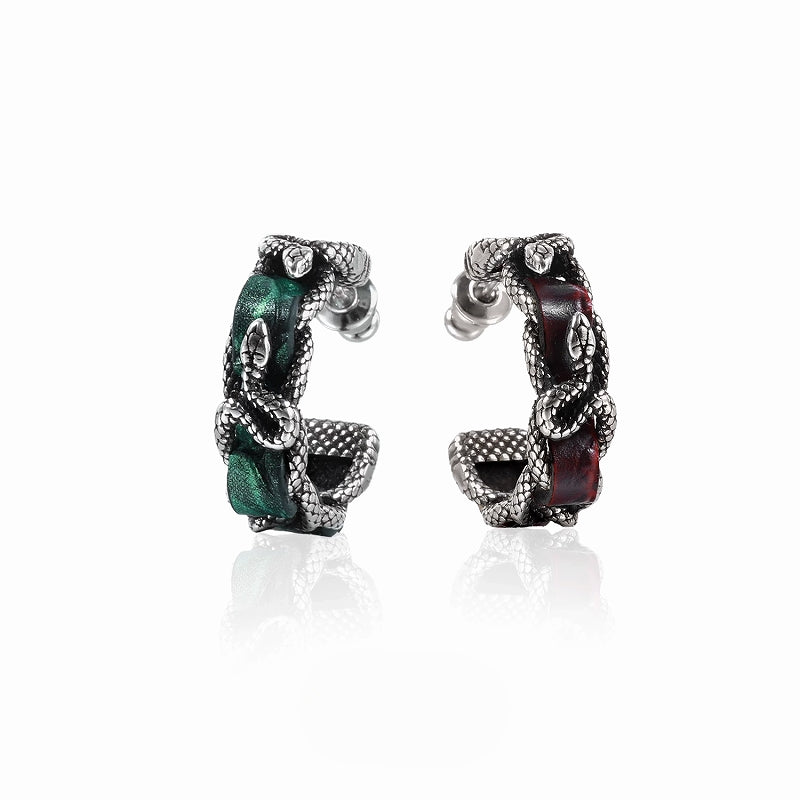 Hunting Snake Earrings 01