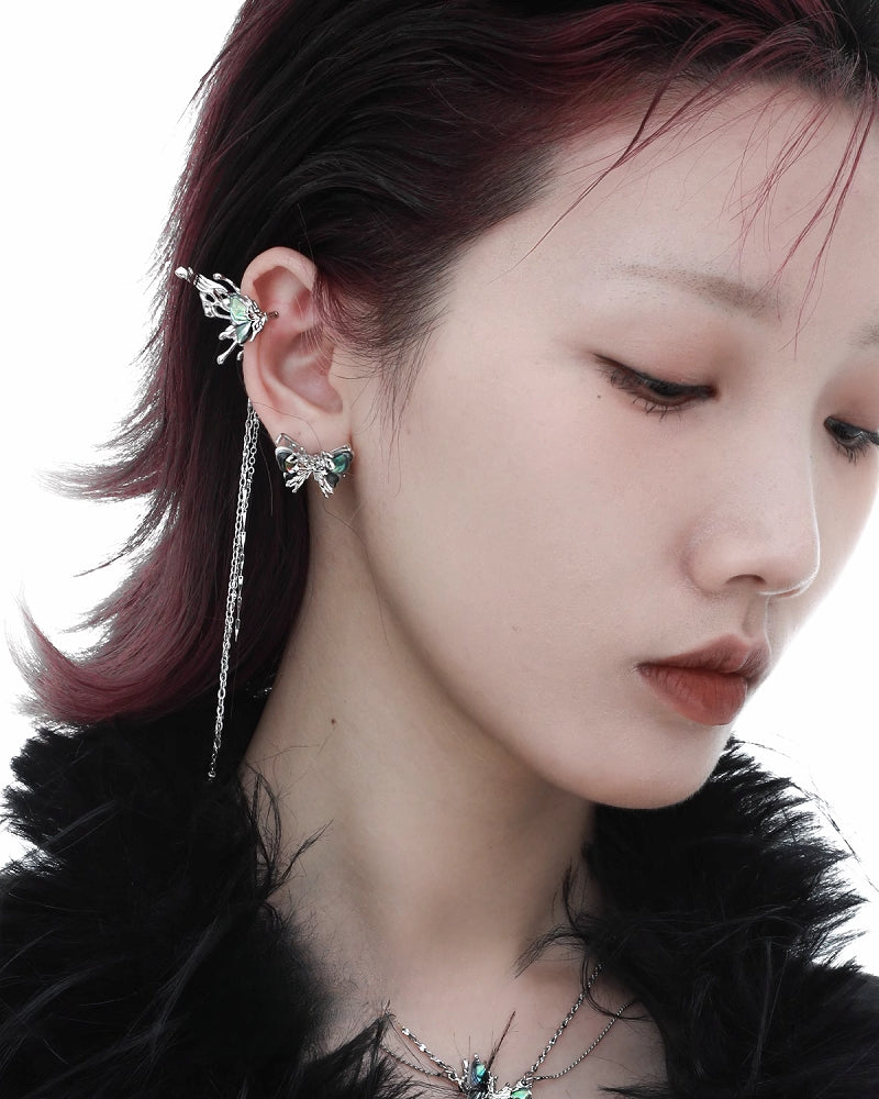 【1ST XULIE】Butterfly Island Multi Color Earrings pg329