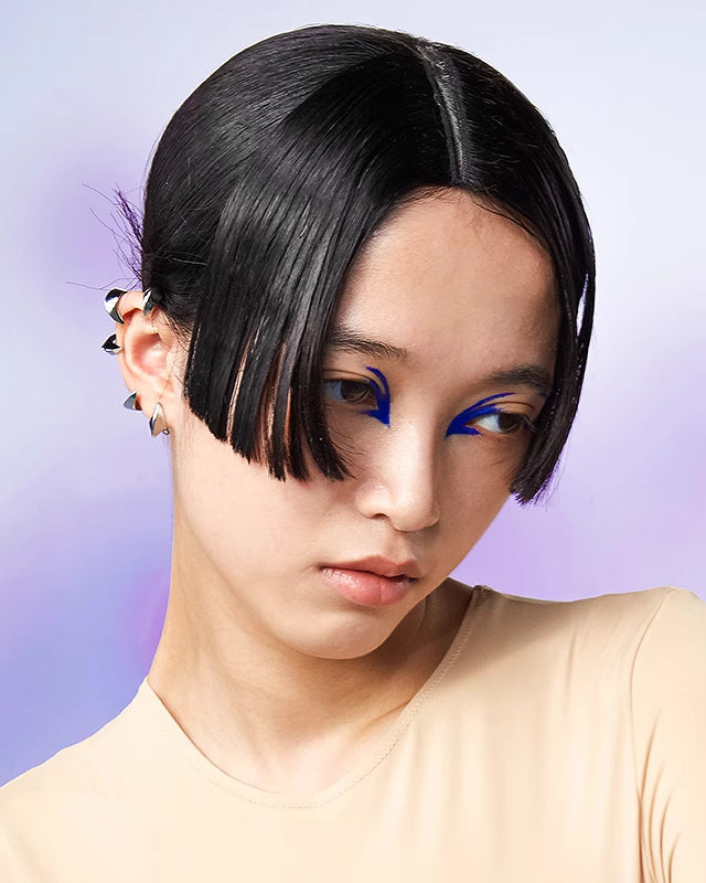 [BLACKHEAD]Neon Jungle Pointed Teeth Earrings and Cuff pg1258