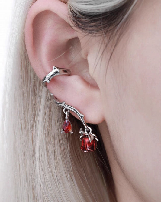 [1ST XULIE] Forbidden Rose Red Cuff pg824