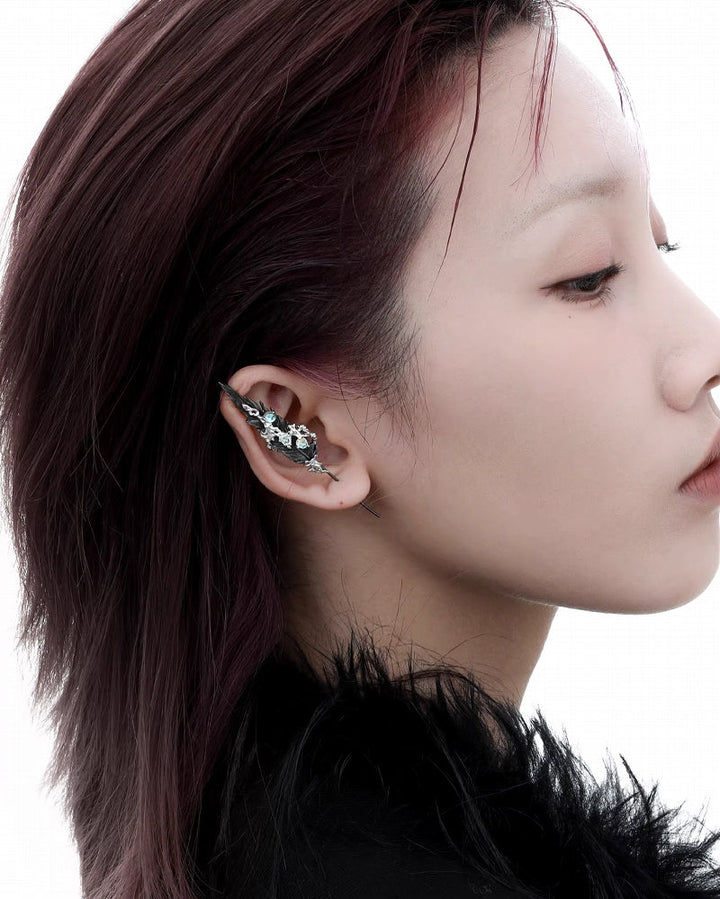 [1ST XULIE] Wings Feather Earrings pg2015