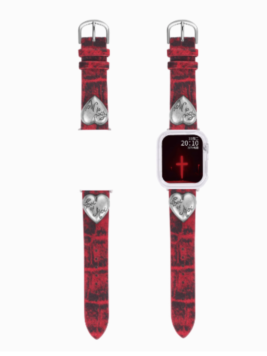 【OCTO VITA】Gothic Relief Love Apple Watch Strap pg925