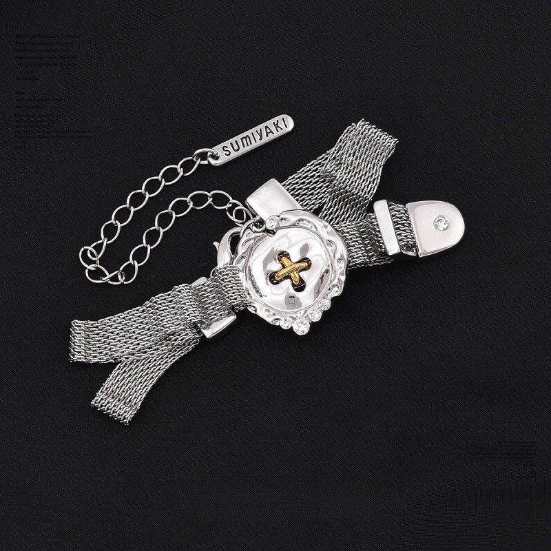 [SUMIYAKI] Button Belt Buckle Choker pg359