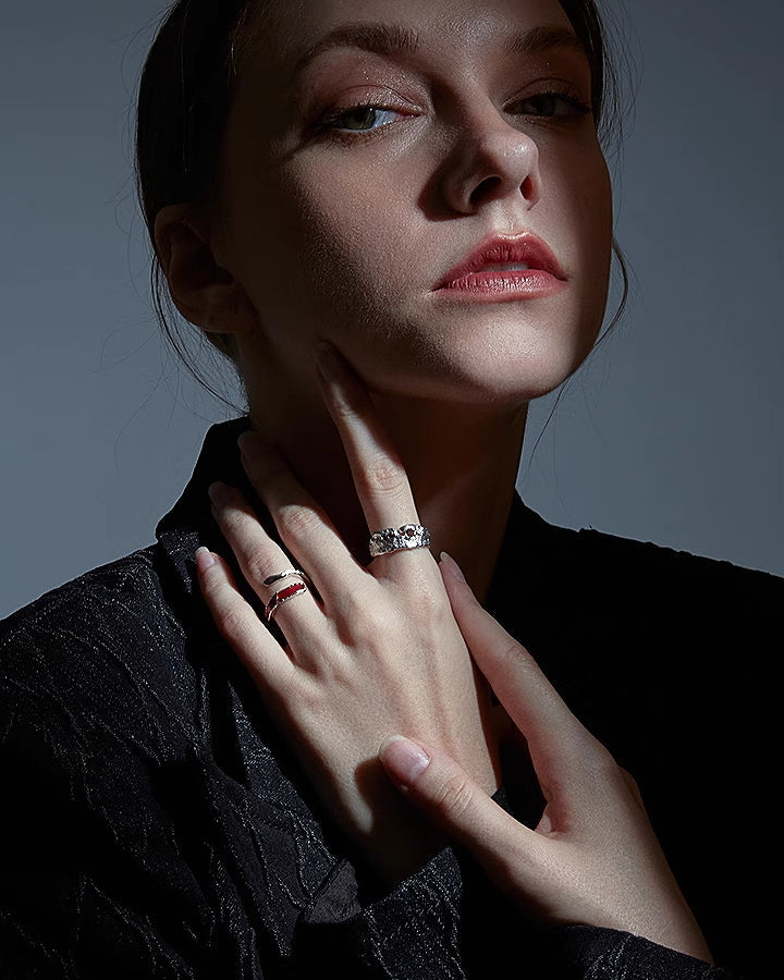 [FAITMAIN] Benmingnian Red Dripping Glaze Ring pg140