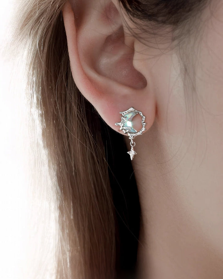 【1ST XULIE】Moonlight Star Earrings pg1242